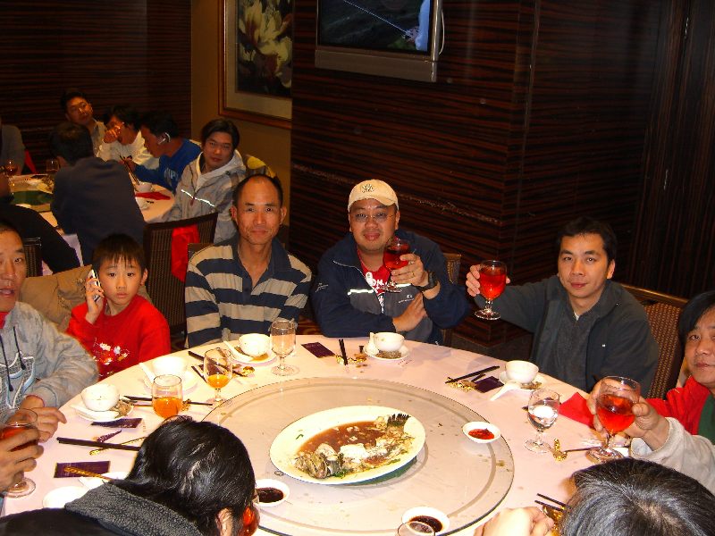 Cheers, enjoy the food?